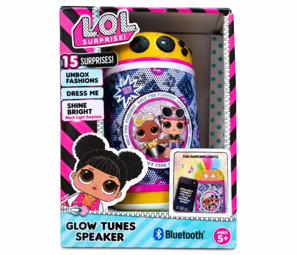 Caixa de Som L.O.L. Surprise! Glow Tunes Speaker Bluetooth - Infantil
