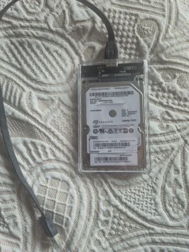 HD Externo 500GB Seagate com Case Transparente USB 3.0