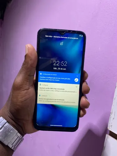 Moto g9 play trincado