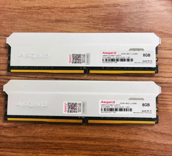 Memória Ram DDR4 3600MHZ (2x8) Nova Asgasrd - Até 12x de 76,08