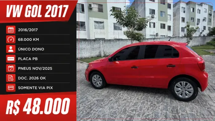 Volkswagen Gol Geração VII Trendline 1.6 8V Total Flex Mec. 4P 2017