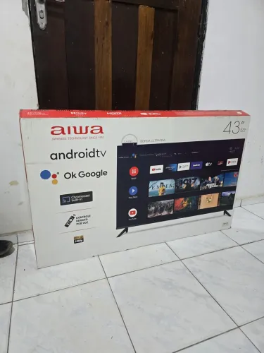 Smart TV 43" AIWA FHD - LACRADA, COM NF E 1 ANO DE GARANTIA!