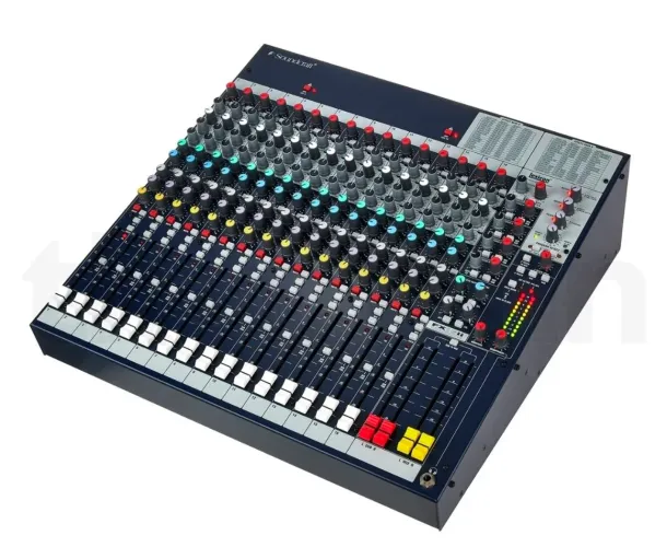 Mesa de Som Analógica Soundcraft FX16ii - 16 Canais com Efeitos Lexicon e Direct Outs