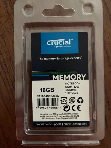 Memória 16GB DDR4
