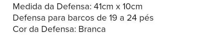 Defensa p/ Embarcações G-2