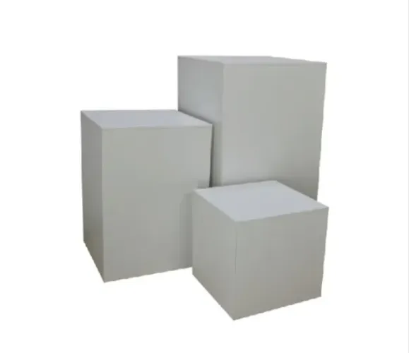 Trio de cubos para ensaio fotográfico