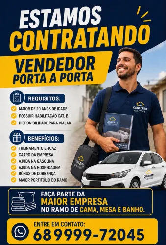 Vendedor porta a porta 