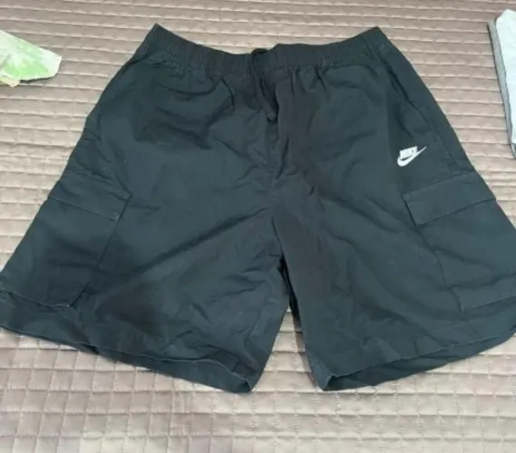 Bermuda cargo preta Nike Tam.xl-gg