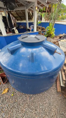 Caixa d'água 2.500 litros Fortleve redonda 