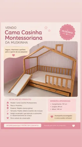 CAMA CASINHA INFANTIL