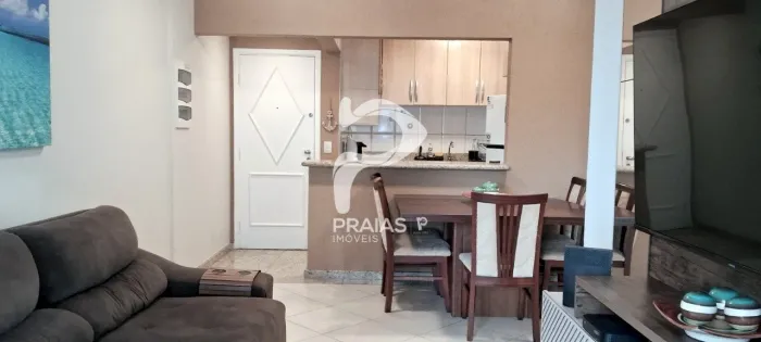 Apartamento mobiliado, 3 dormitórios, Pitangueiras, Guarujá