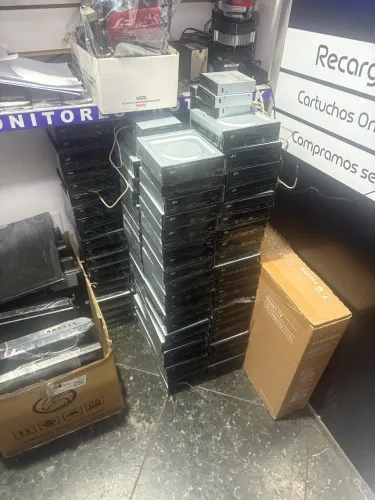 Gravador de dvd no plástico 