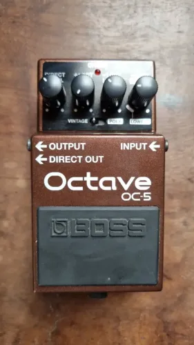 Pedal Boss OC-5 Octave Oitavador (Completo na Caixa)
