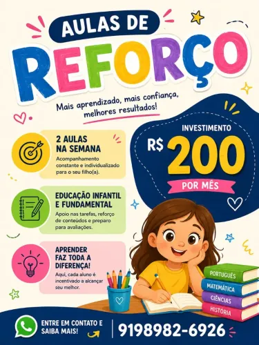 Reforço escolar 