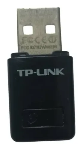 Adaptor USB Wi-Fi TP-Link tamanho nano (míni) excelente estado / funcionando plenamente
