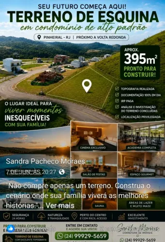Terreno 390mts Com topografia, planta e pagas Reserva do vale 1.Oportunidade.Aceito trocas