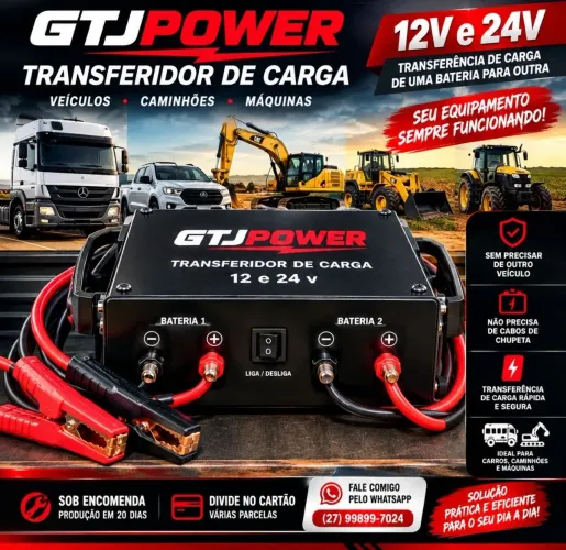 GTJpower transferidor de carga de 12/24V.