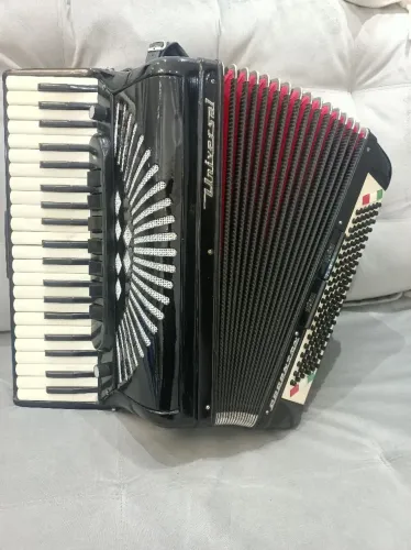 Gaita sanfona acordeon universal 120 baixos 3/5 de voz oitavada