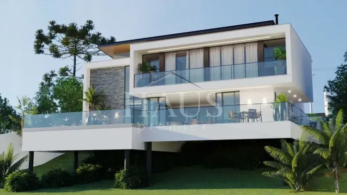 Casa com projeto em construção no Condomínio Alphaville em Juiz de Fora (MG)
