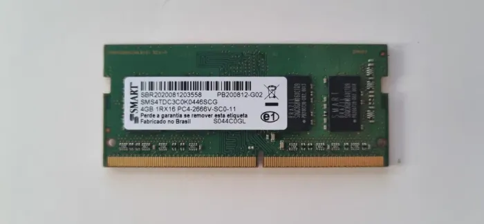 Memoria 4GB DDR4 SMART PC4-2666v Notebook Lenovo