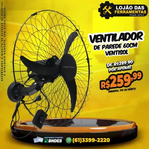 Ventilador de Parede 60CM Ventisol