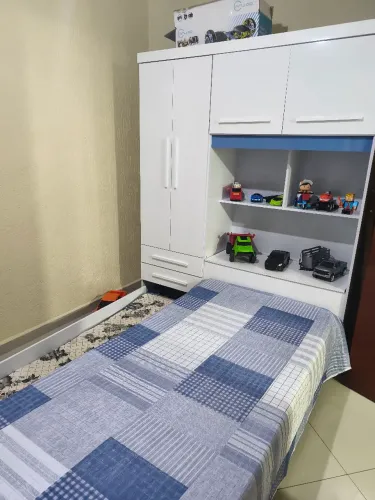 Guarda roupa com Bicama infantil 