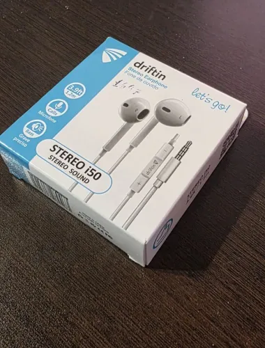 Fone de ouvido estéreo Driftin - Funcões: reproduz + pausa + Música + Chamada