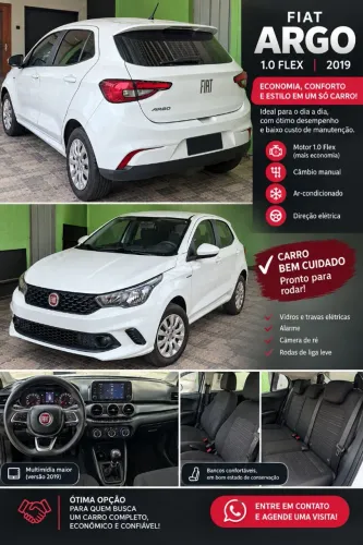 Fiat Argo Drive 1.0 6V Flex 2019