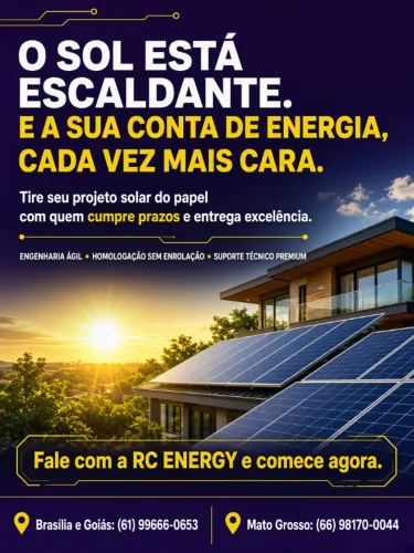 Energia Solar RRC Energy: Economize até 95% na Sua Conta de Luz