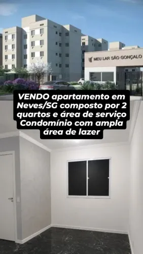Vendo Apartamento no 5° Andar - Condomínio Meu Lar em Neves Sg