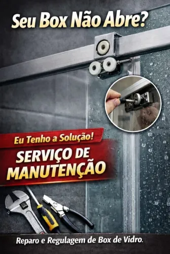 Serviço de manutenção(vidro temperado)