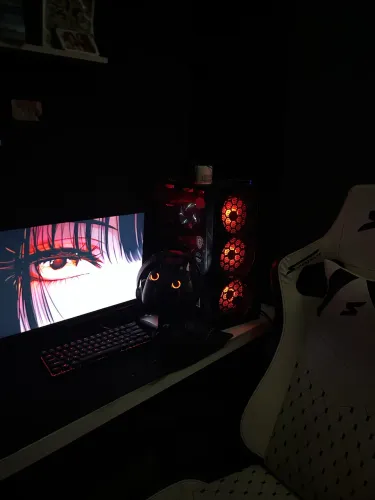 SETUP COMPLETO R$4100 XEON GTX1060 5GB 921GB SSD 165Hz RK61 BASEUS CADEIRA GAMER