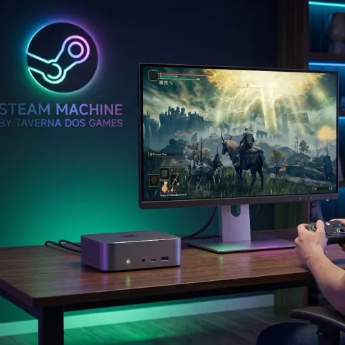 STEAM MACHINE MINI PC BEELINK SER 5 MAX RYZEN 7 + 500GB SSD + 24GB DDR5