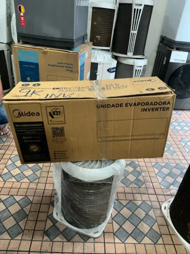 Ar condicionado completo de 9mil Btus da midea inverter nova