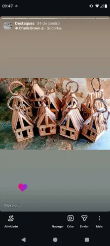 Casa de artesanato de cibor de vários modelos não é preço variável só de casa e variável 