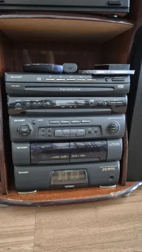 Aparelho de Som Mini System Sharp X-Bass