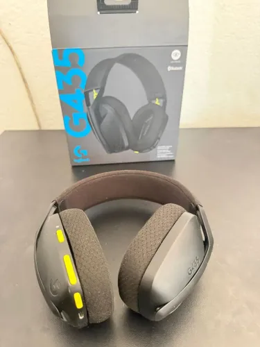 Fone headset gamer sem fio logitch G435