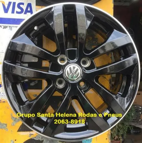 Jogo roda aro 15 scorro S-260 4x100 vw gol saveiro voyage fiat palio gm celta corsa reno
