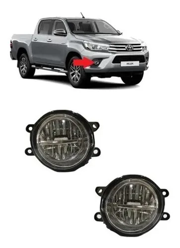 Par Farol Milha Neblina Led Toyota Hilux 2015 2016 A 2019