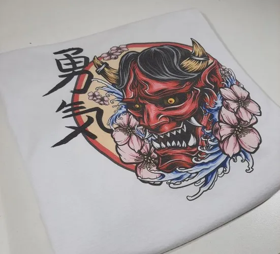 Camisa Branca Estampada Hannya