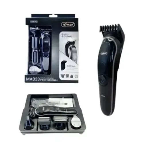 Máquina De Barba E Cabelo Sem Fio Recarregável 5 Em 1 Knup Nova na Caixa