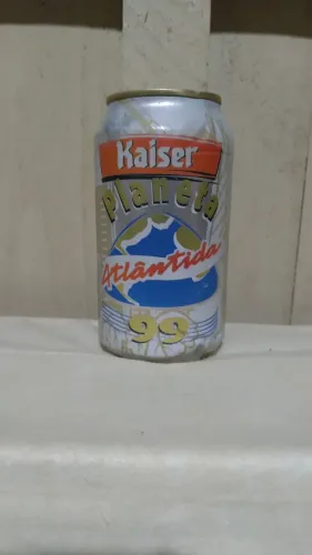 Lata Cerveja Kayser EDIÇÃO ESPECIAL PLANETA ATLÂNTIDA