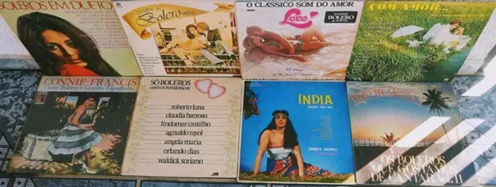 Lps - Boleros - lote com 8 discos de vinil