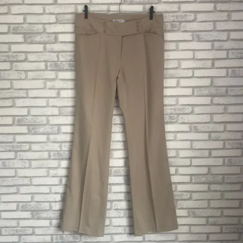 Calça De Alfaiataria Feminina Gregory Bege Tamanho 44