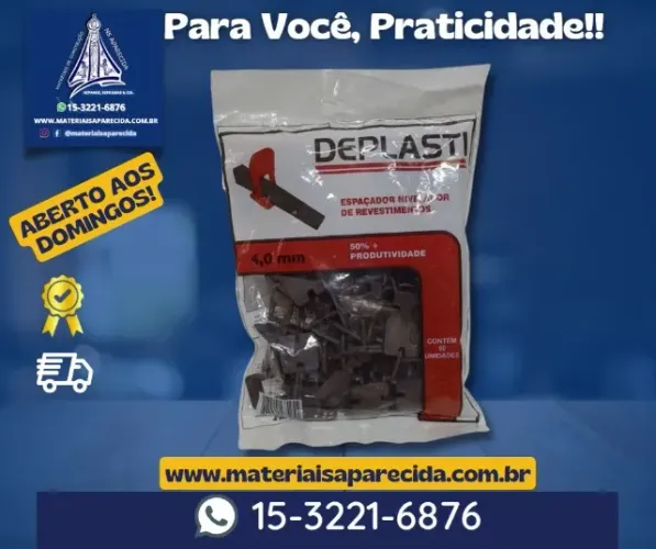 Cunha Nivelador Deplas 50pcs- novo