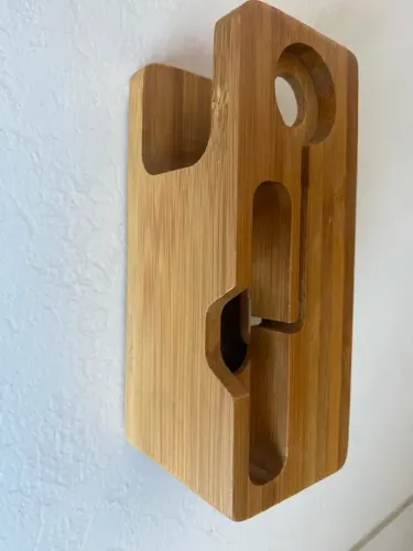 Suporte de Madeira para Celular