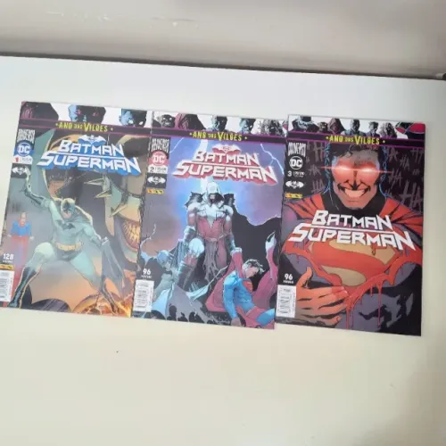 Batman/Superman: Ano dos Vilões Vols. 1 a 3 (Panini)