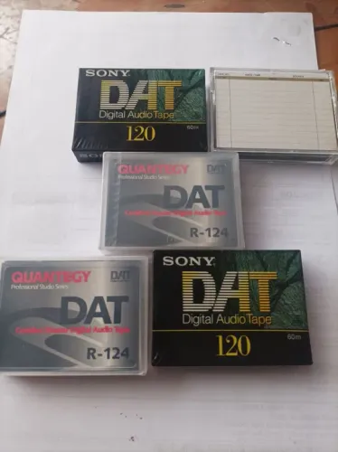 Lotes de fitas DAT - Sony e Quantegy