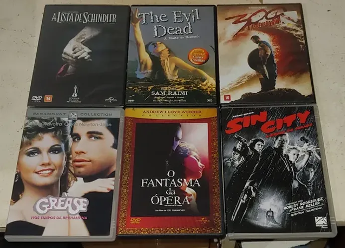 6 DVDs TOPS