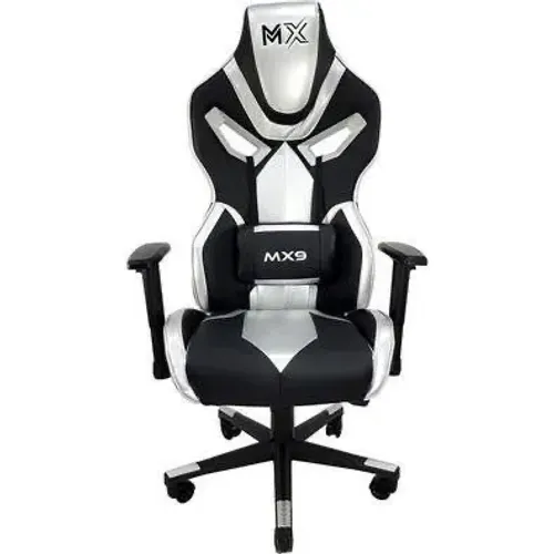 Cadeira Gamer Mymax Mx9, Giratória, Preto/Prata (NOVO LACRADO)